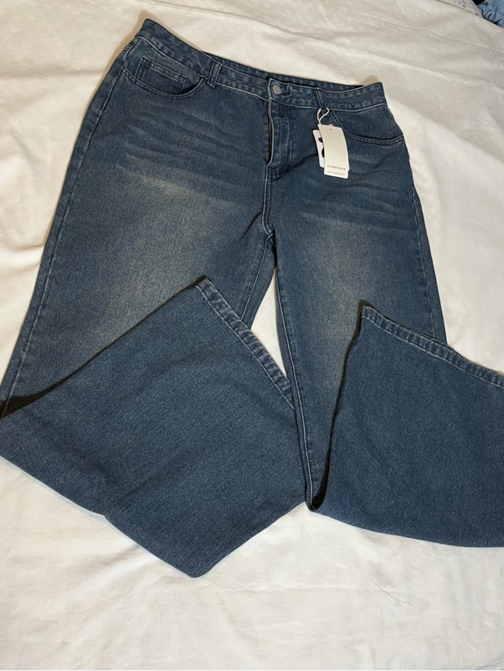 NWT Cammense Wide Leg Women’s Jeans - Dark Blue XL
